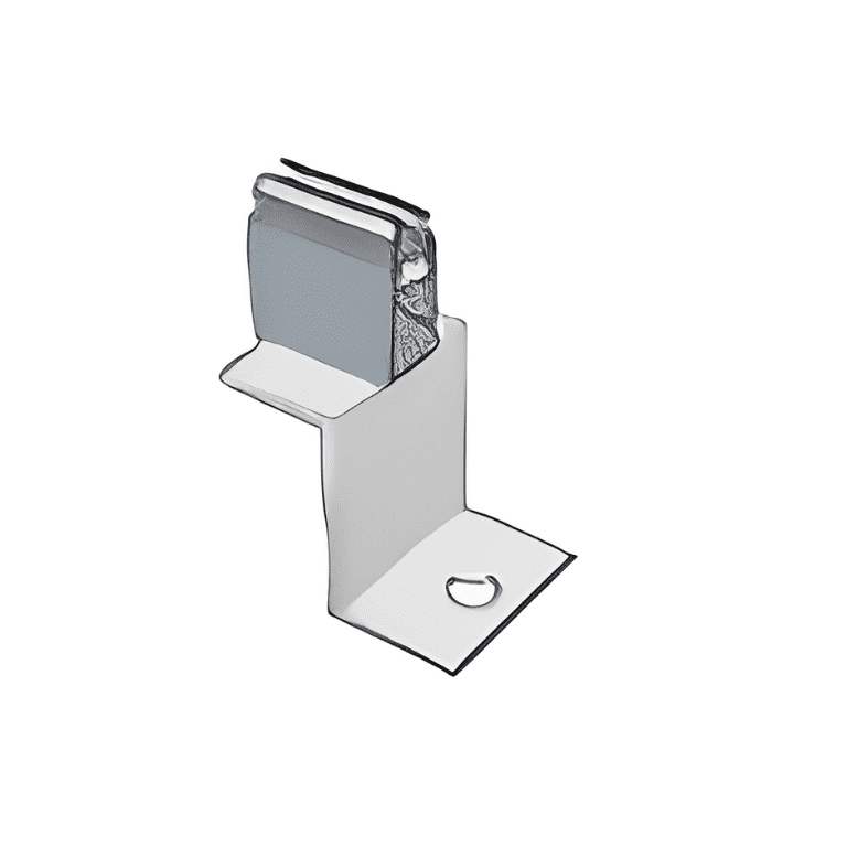 KD Solar hangerbolt bracket with push-clip for long-rail